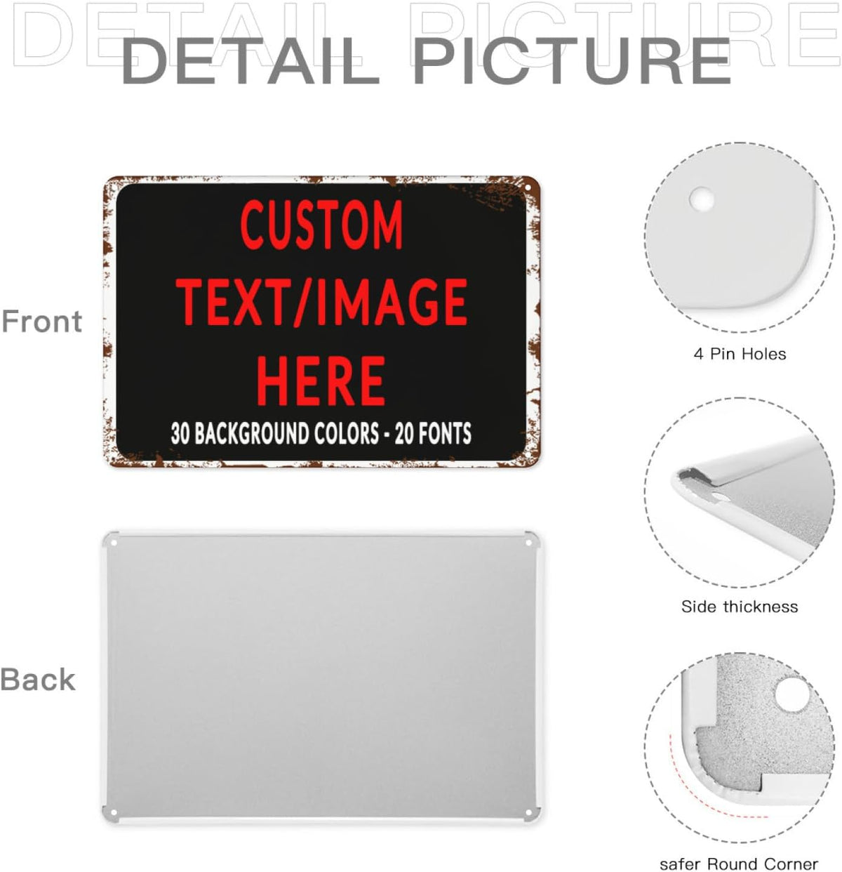Custom Sign Personalized Custom Metal Sign, Customize For Office, Business, Workplace, Office