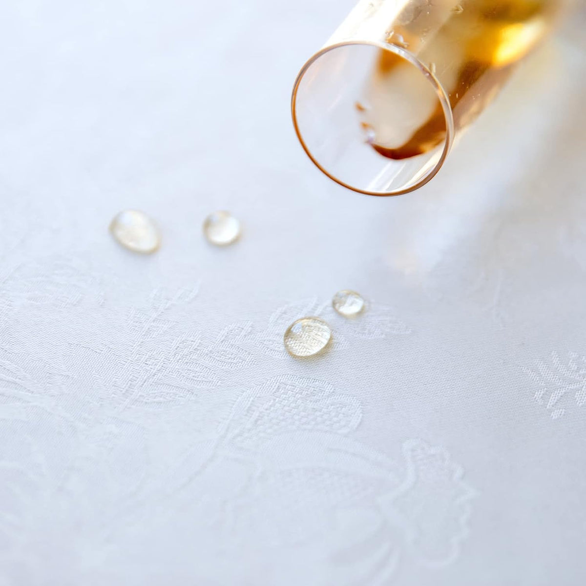Beige lace Premium Rectangle Farmhouse Table Runner Waterproof OilProof SpillProof AntiShrink Soft