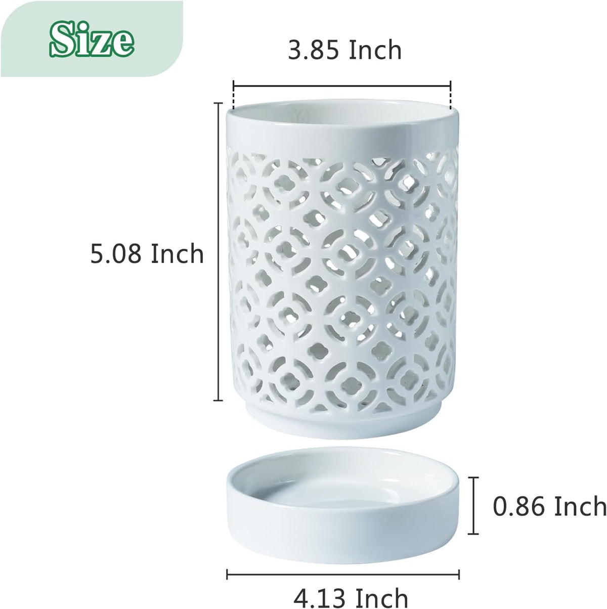 Orchid Pot 4 Inch, Orchid Pots with Holes & Saucers for Repotting, Breathable Slotted Orchid Pots