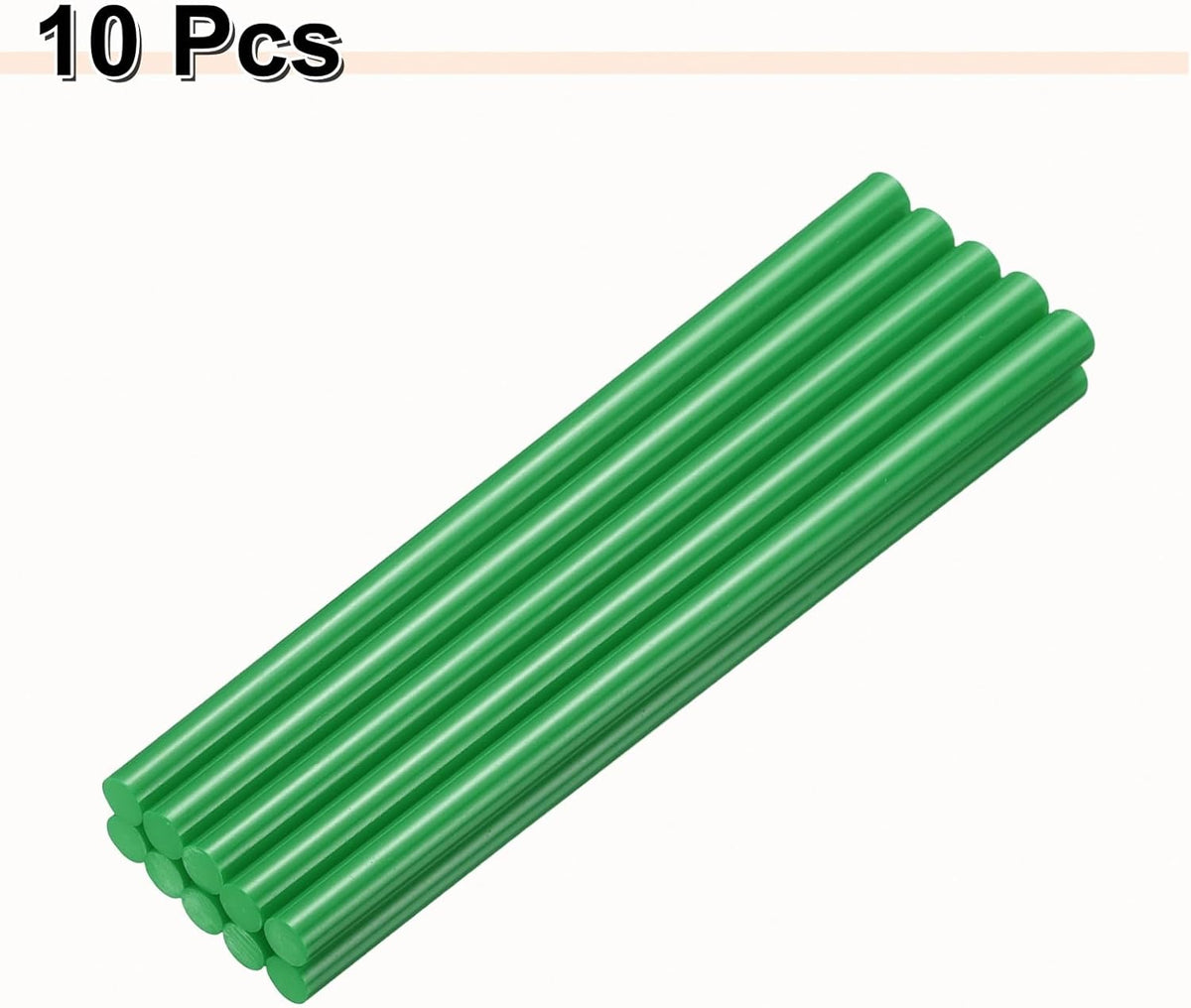HARFINGTON 10pcs Hot Glue Sticks 0.43" Dia x 9.84" Long EVA Mini Hot Melt Adhesive Glue Stick for