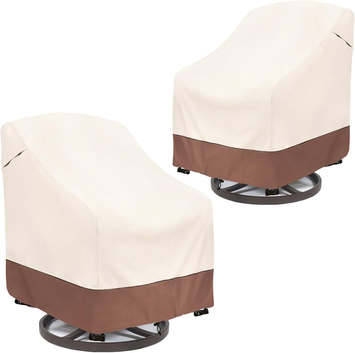 Outdoor Swivel Chair Cover 2 Pack,Outdoor Furniture Patio Chair Covers Waterproof Clearance,(35"W x