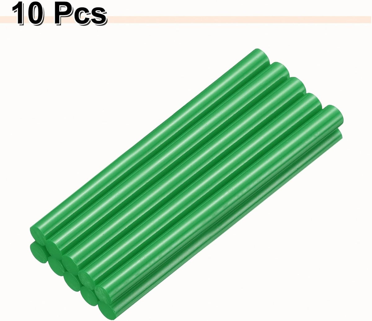 HARFINGTON 10pcs Hot Glue Sticks 0.43" Dia x 5.91" Long EVA Mini Hot Melt Adhesive Glue Stick for