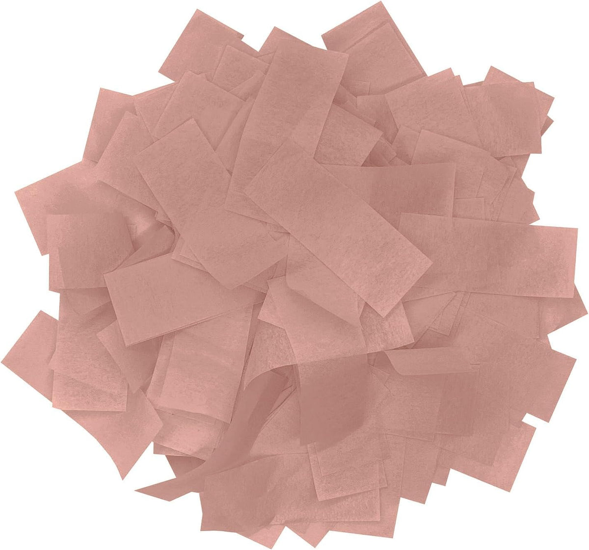 Mocha Mousse Biodegradable Confetti - Rectangular Flame-Resistant and Slow-FallingTissue Paper
