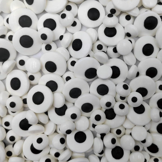 2 Bottles Candy Eyes Eyeballs - Cake Cupcake Toppers - Edible Baking Decorations for Cupcakes