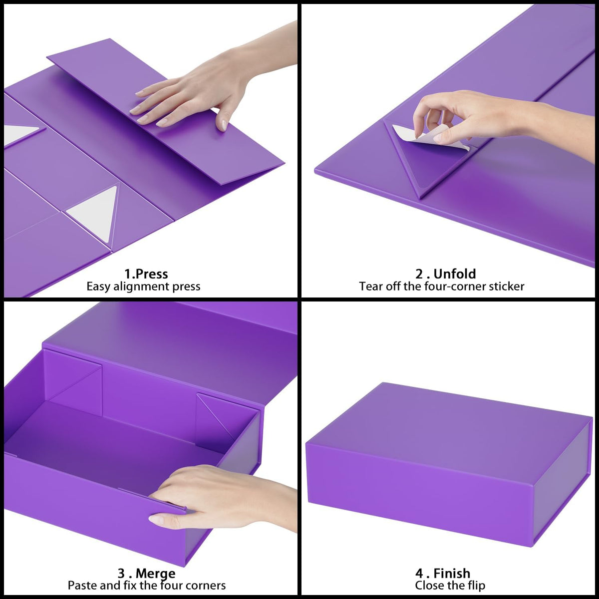 Gift Boxes 11.9" x 8.5" x 3.3" with Magnetic Closure Lid Boex for Presents,Bridesmaid Gifts