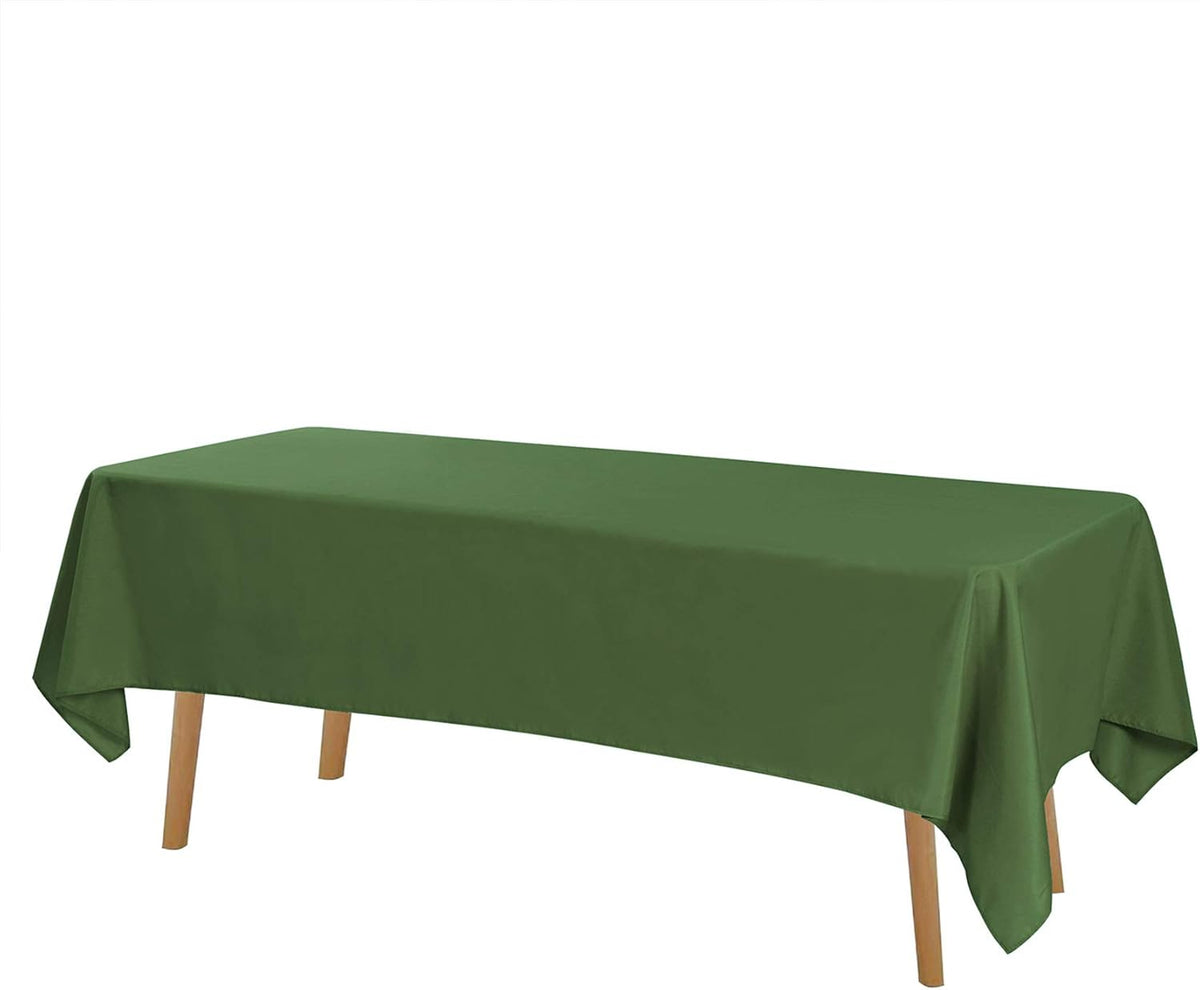 Rectangle Tablecloth 60x102 inch Washable Polyester Fabric Table Cloth for Wedding Party Dining