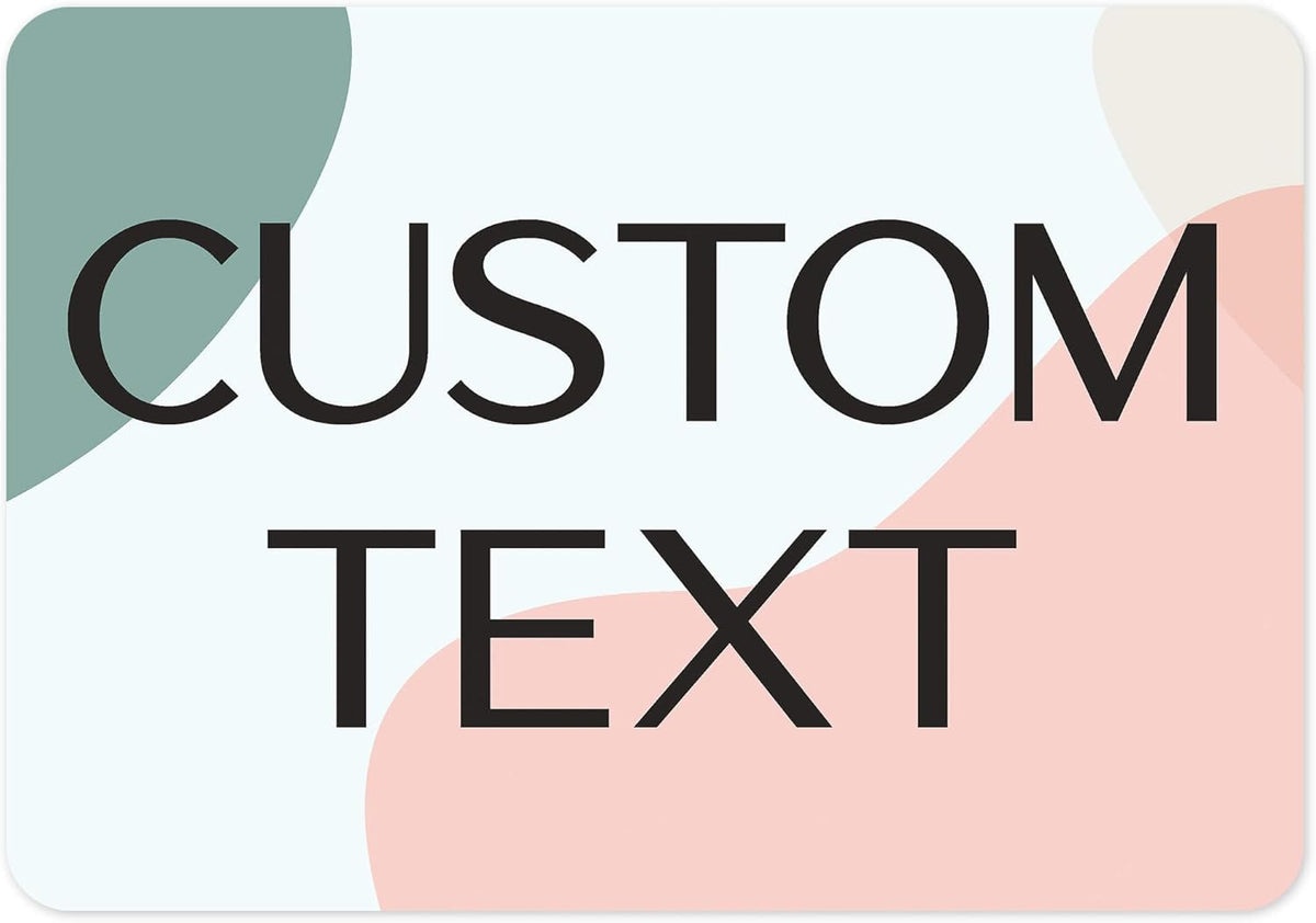 Custom Sign, Custom Street Sign, 11 Font Colors, 13 Font Styles, 4 Hole Options, 22 Sizes, 7x10