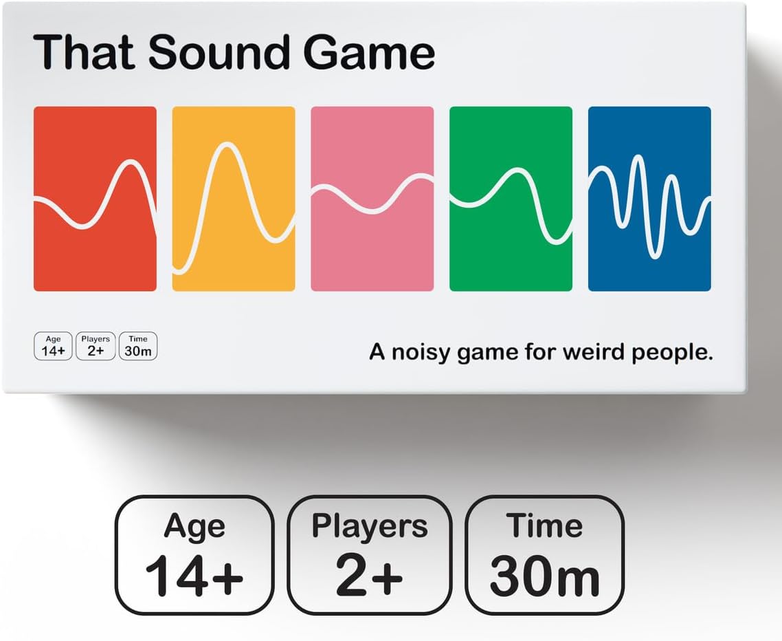 That Sound Game - Award Winning - Party Sound Guessing Game for Adults and Teens, Board Game for 2+