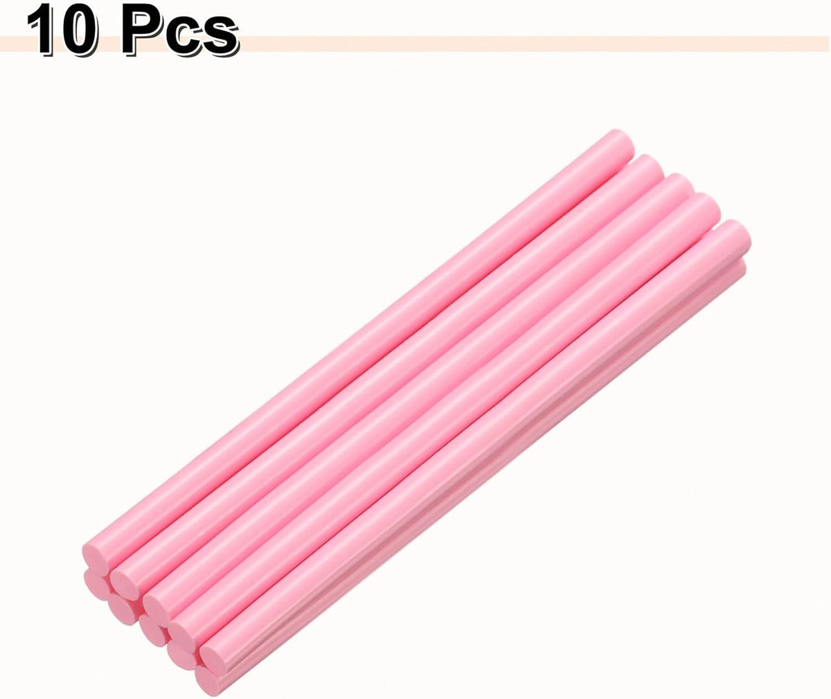 HARFINGTON 10pcs Hot Glue Sticks 0.28" Dia x 5.91" Long EVA Mini Hot Melt Adhesive Glue Stick for