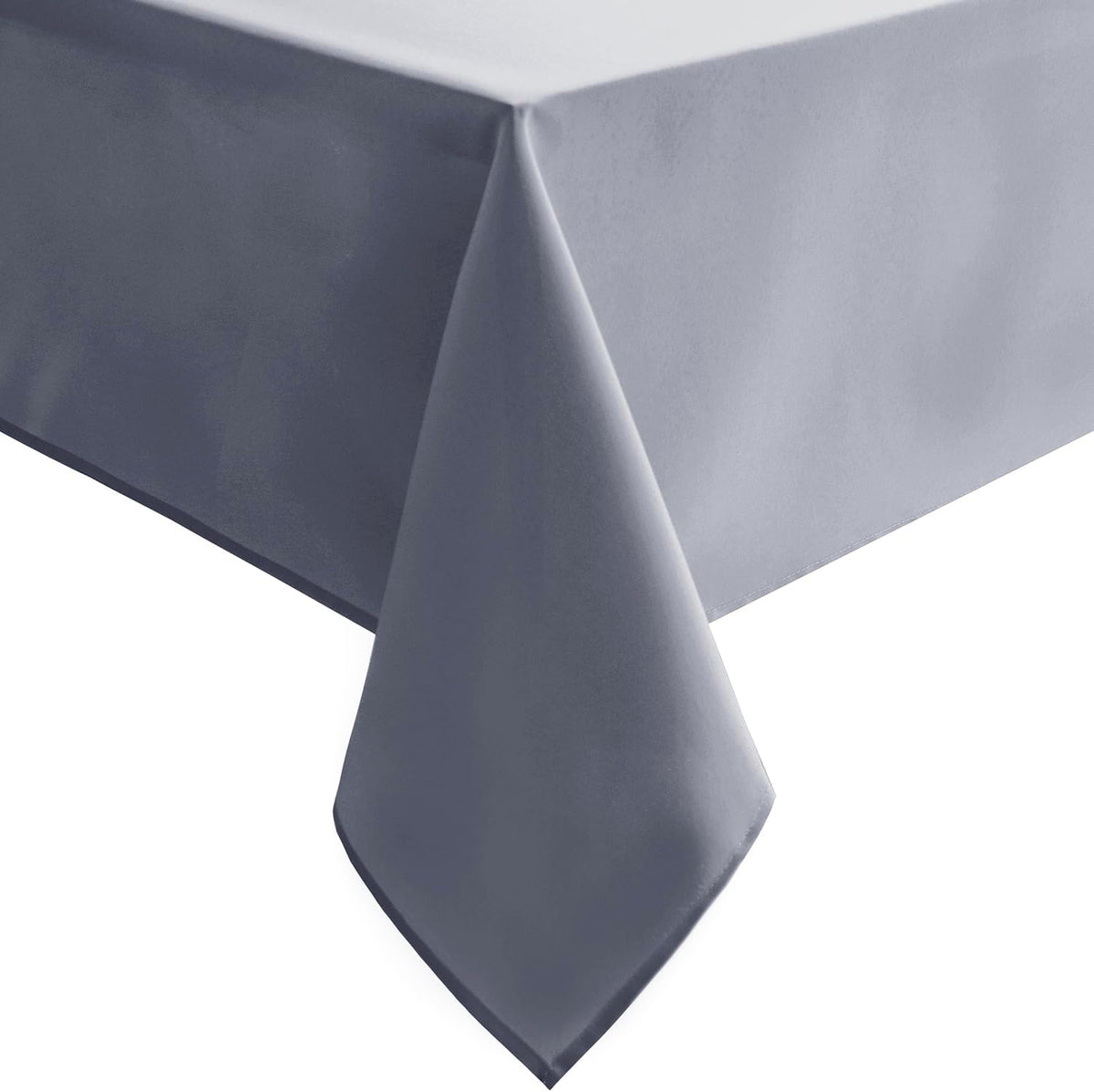 Hiasan Light Gray Rectangle Tablecloth - Waterproof Spillproof and Wrinkle Resistant Washable
