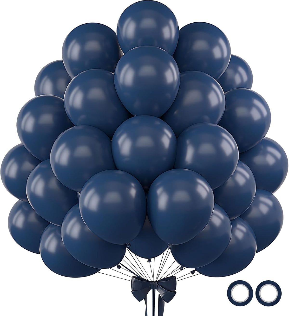 110pcs Navy Blue Balloons 12 Inch Blue Latex Balloon Garland Arch Kit for Birthday Baby Shower