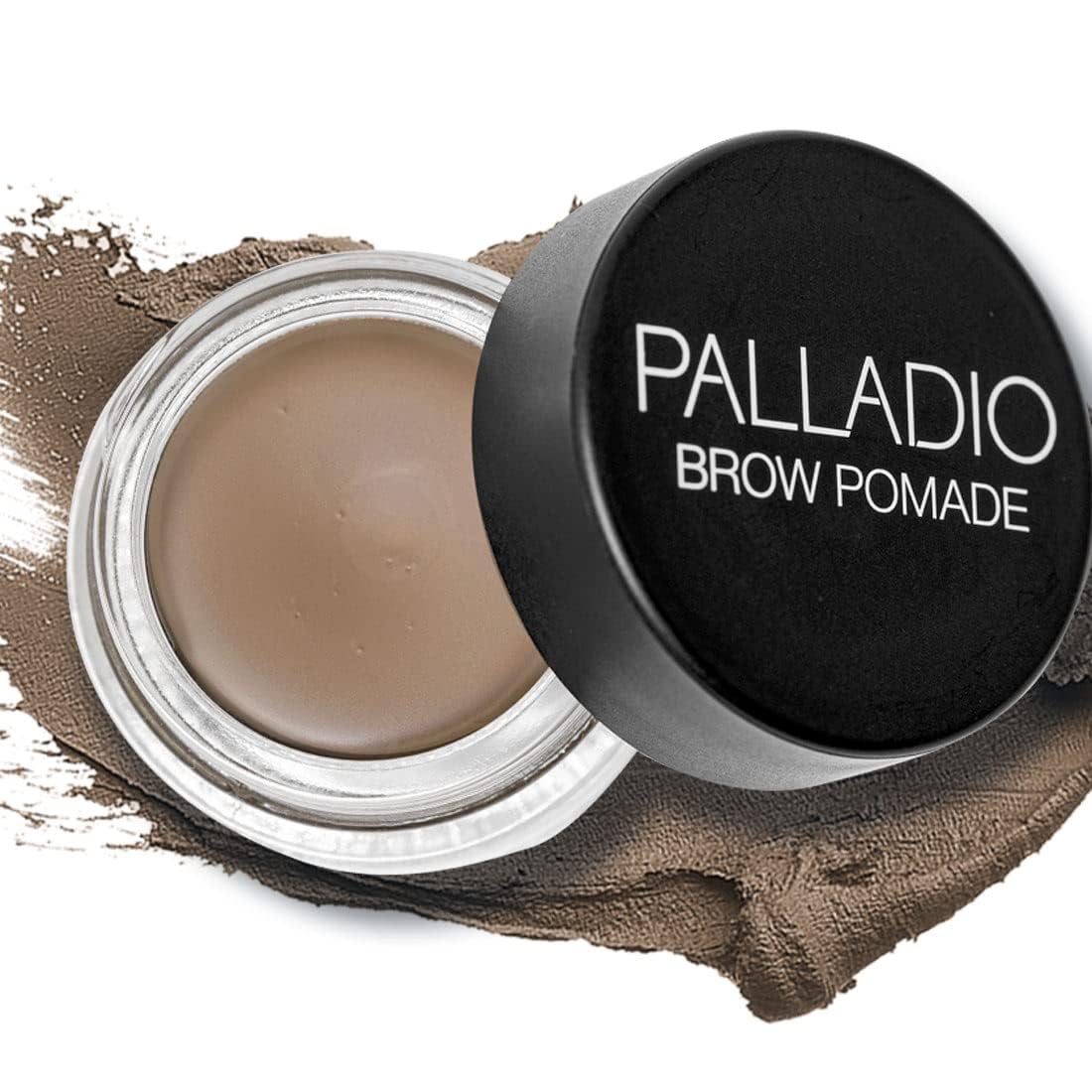 Palladio Brow Pomade Waterproof, 24 Hour Wear, Smudge Proof and Sweat Resistant Formula, Super