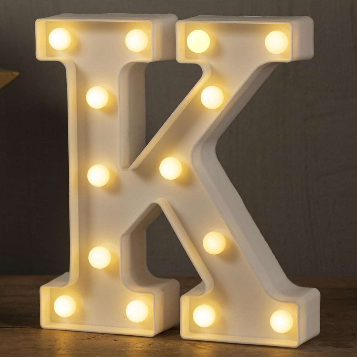 HXWEIYE LED Marquee Lights Sign - 36 Big Lights Letters (Alphabet & Numbers) for Party, Birthday