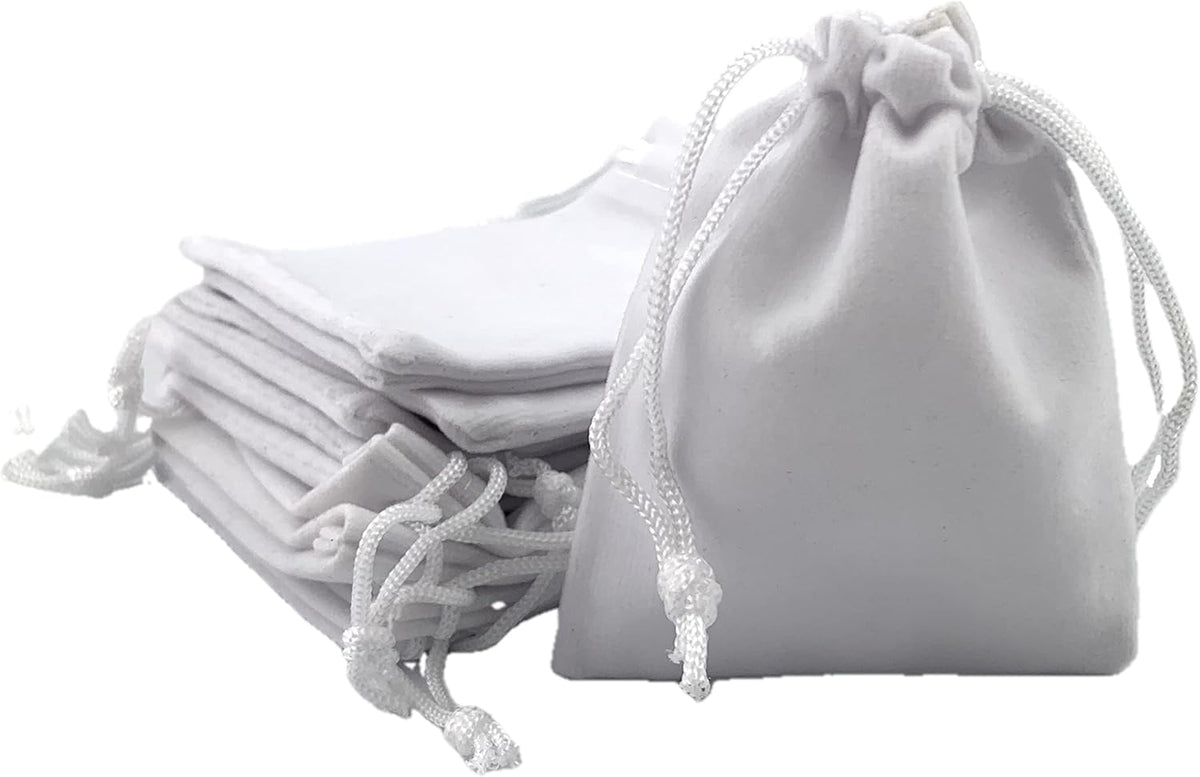 Palmhomee Pack of 48 3x4 Inch Velvet Drawstring Bags Gift Bag Velvet Pouch For Jewelry Wedding and