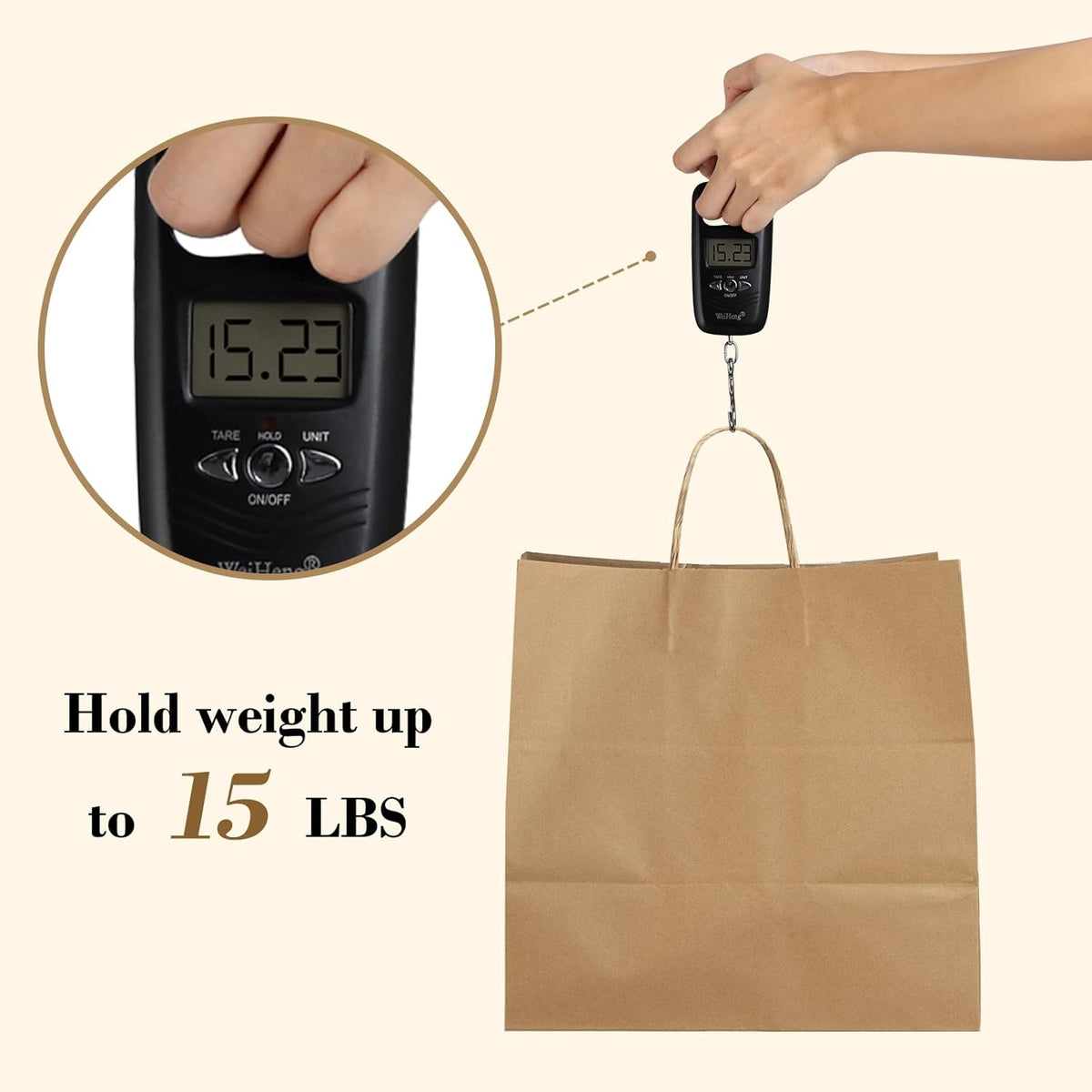 BagDream 12x7x12 Paper Bags 50Pcs Brown Paper Bags with Handles, Kraft Shopping Merchandise Retail