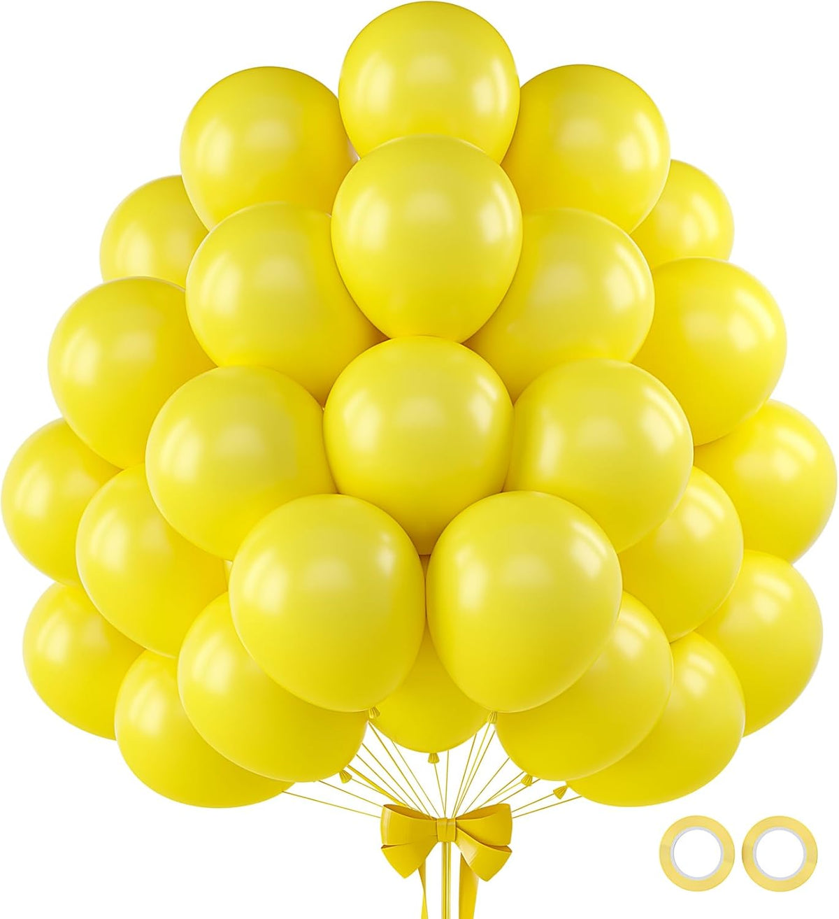 110pcs Yellow Balloons 12 Inch Latex Balloon Arch Kit for Birthday Baby Shower Anniversary