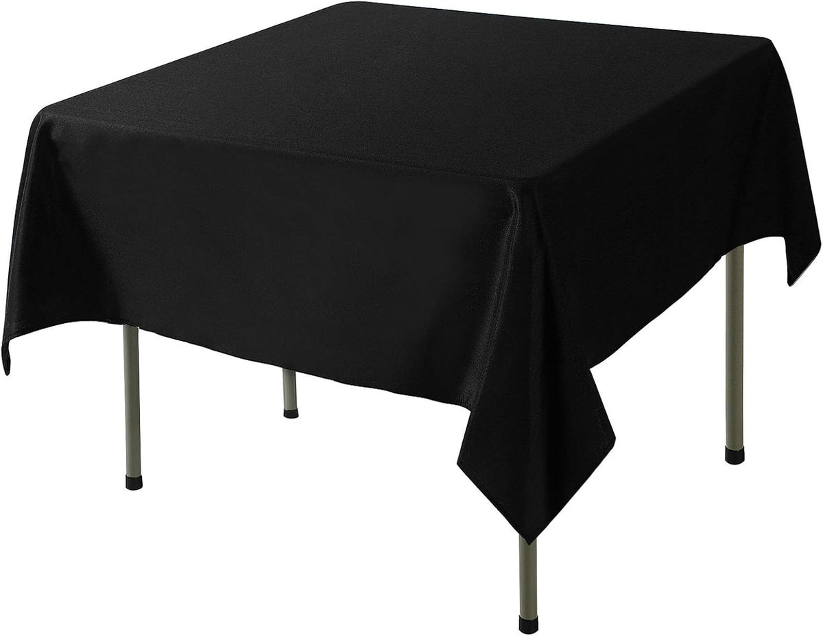 Cupuamon Square Tablecloth 70x70 inch Washable Polyester Fabric Table Cloth for Wedding Party
