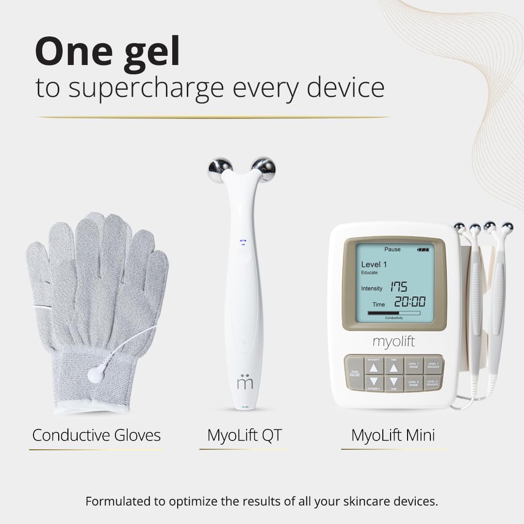 7eWellness Myolift ReNu Conductive Gel for Microcurrent, Renu Microcurrent Conductive Gel for Face