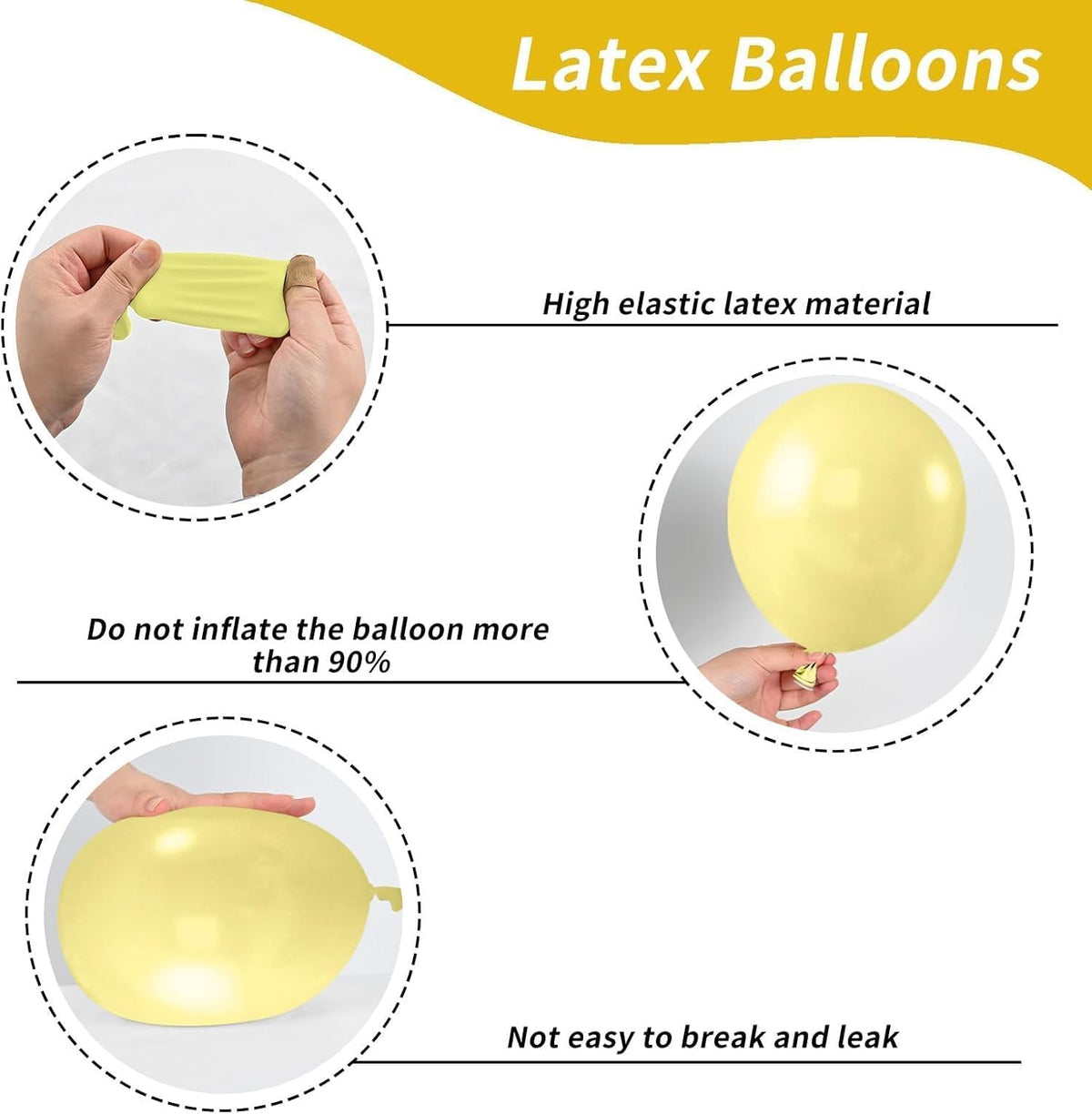 Sage 52 PCS 12 Inch Multi-Colored Balloons for Birthday Parties - Includes Blue, Green, Yellow