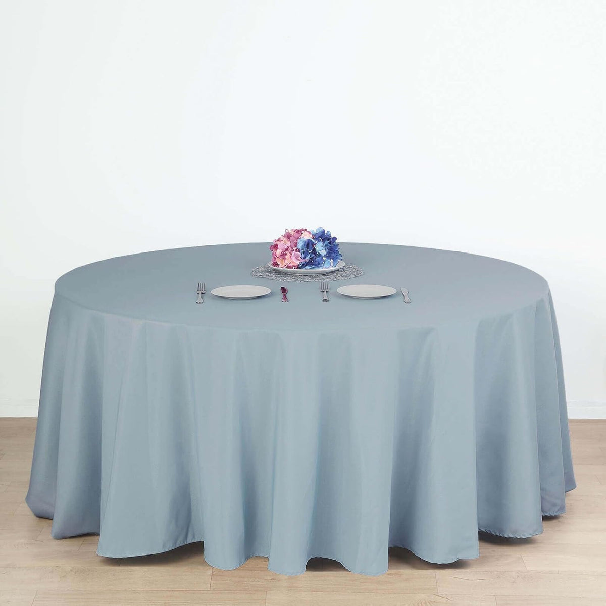 Efavormart Round Tablecloth, 132 Inch Stain & Wrinkle Resistant Washable Table Cloth, Decorative