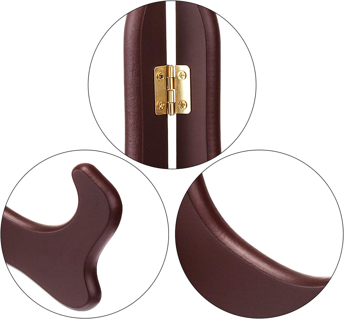 Tatuo 4 Packs Wooden Display Stand Decorative Plate Stands for Display Picture Frame Holder