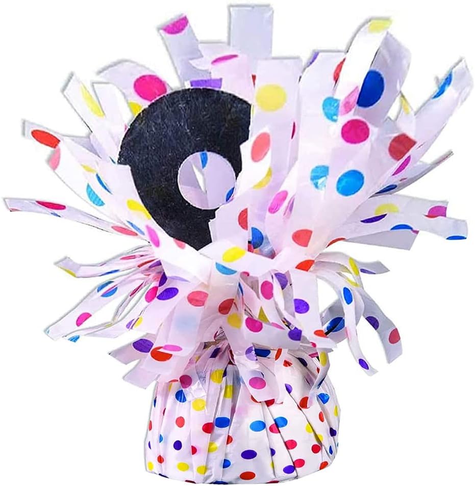 PMU Polka Dot Kisses Balloon Weights - Decorative Balloon Weight for Christmas, Thanksgiving