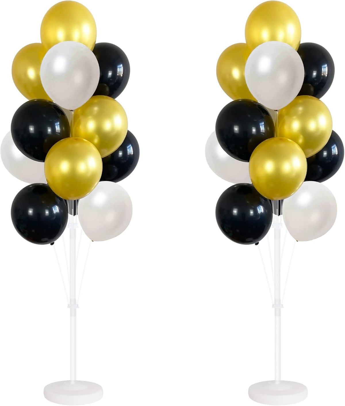Balloon Column Kit Set of 2 With Balloons Included - Balloon Tower with Stand, Base, and