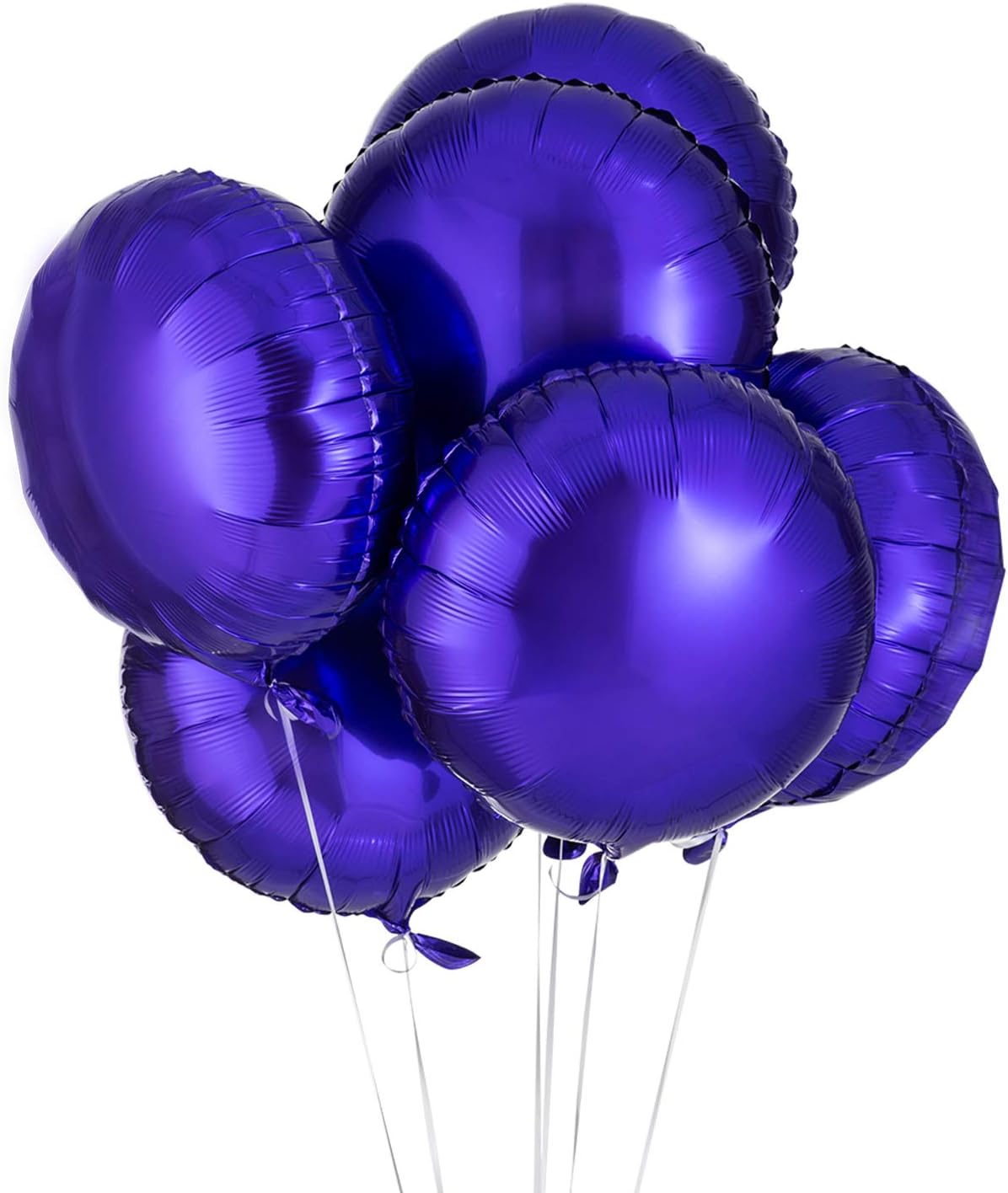 Purple Round Balloon 18 Inches Foil Balloons Mylar Helium Balloons for Birthday Party Wedding Baby