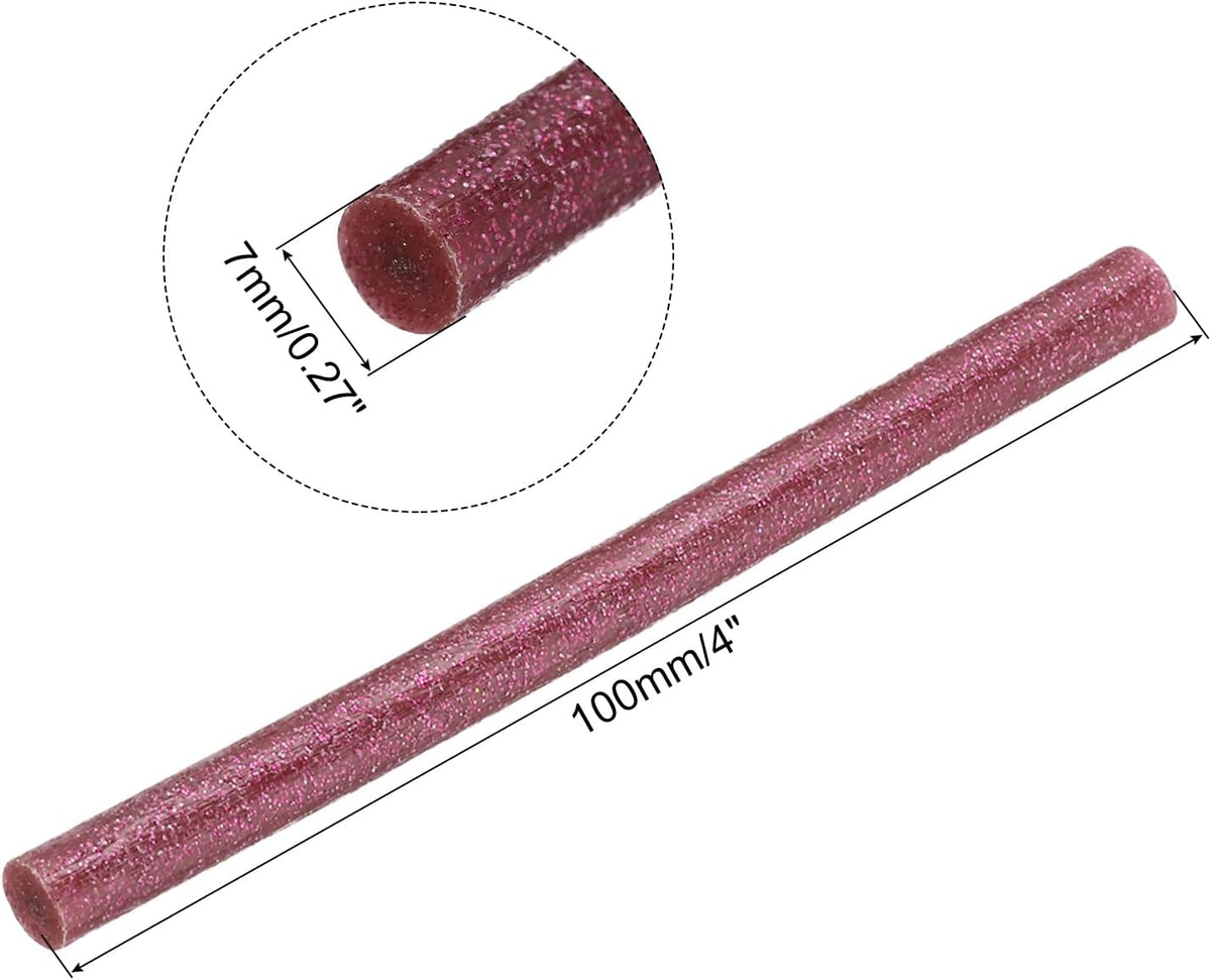 uxcell 20pcs Hot Glue Sticks for Glue Gun 7mm/0.28-inch x 4-inch Mini Hot Melt Adhesive Glue Stick