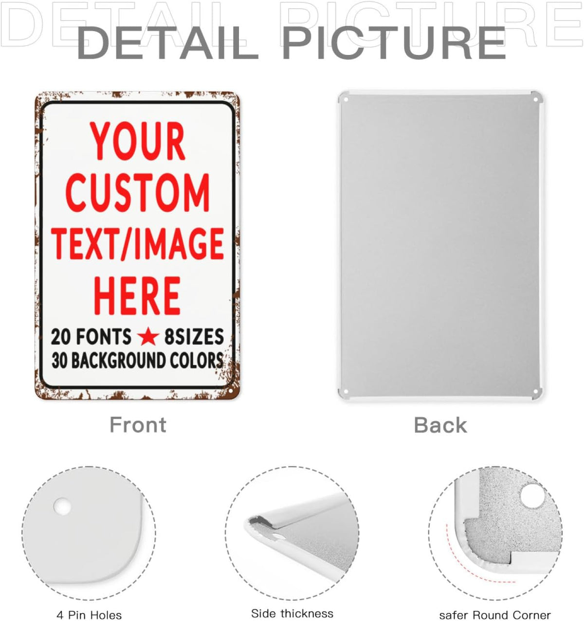 Custom Sign Personalized Custom Metal Sign, Customize For Office, Business, Workplace, Office