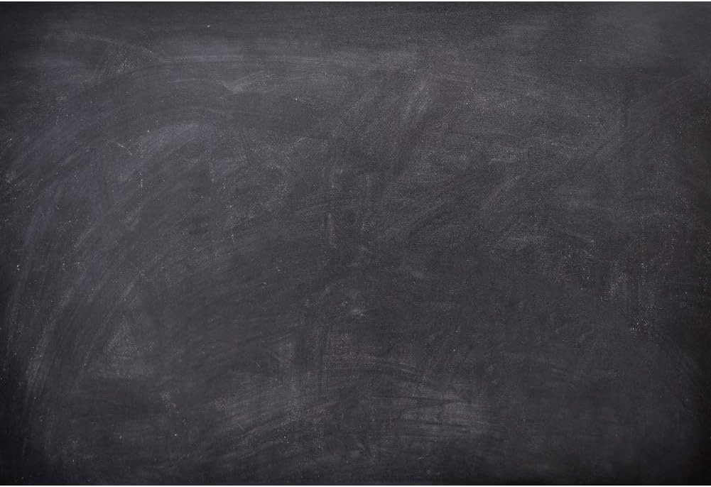 Renaiss 6x4ft Blank Blackboard Backdrop for Photoshoot Man Woman Portrait DIY Chalkboard