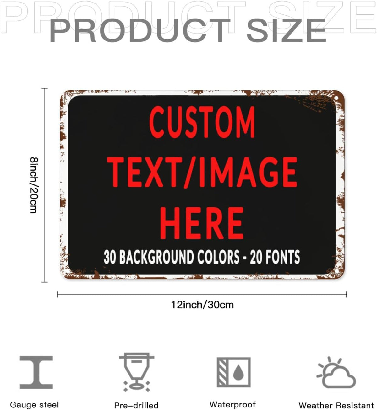 Custom Sign Personalized Custom Metal Sign, Customize For Office, Business, Workplace, Office
