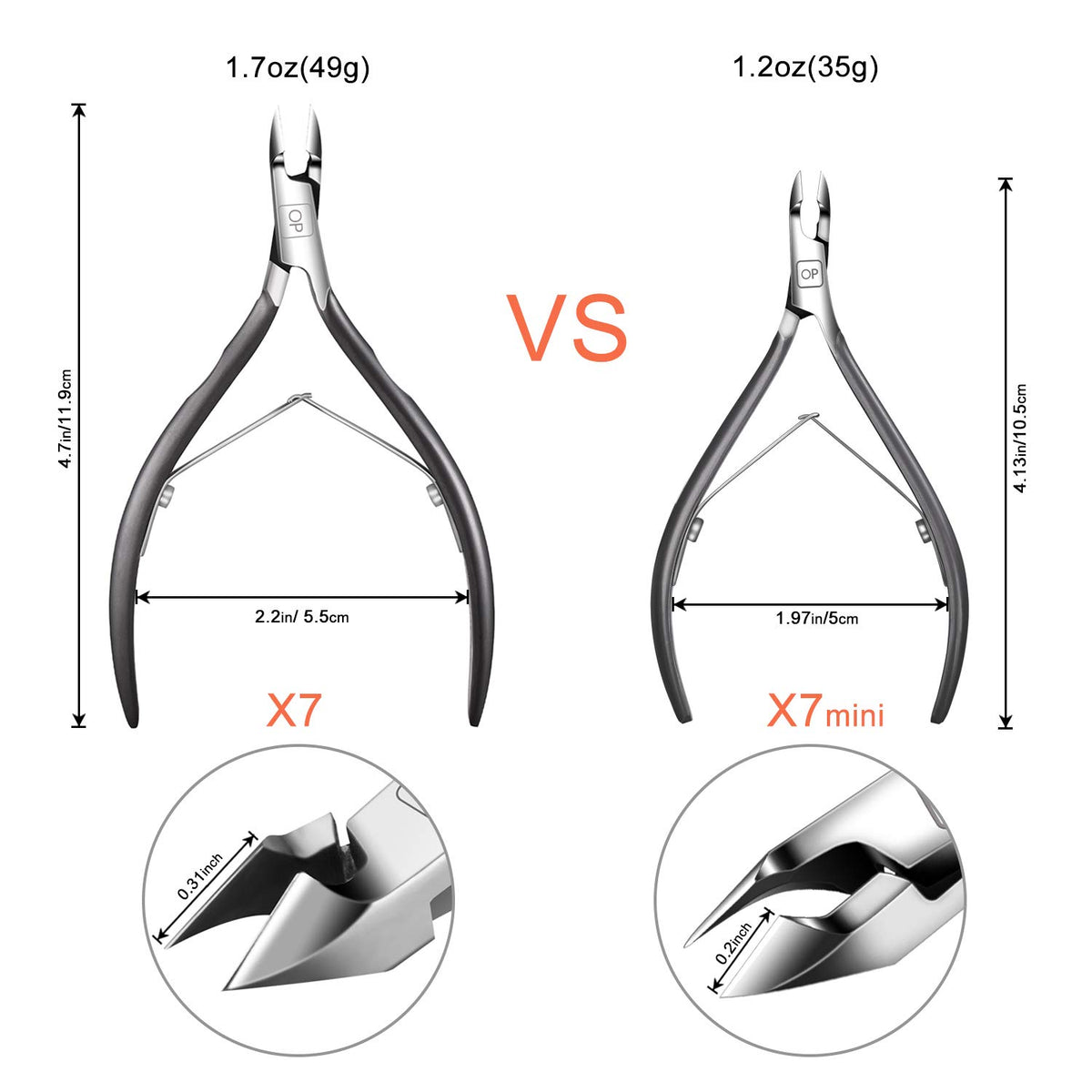 Cuticle Nippers Salon Grade for Manicurist Extremely Sharp Effortless Cuticle Trimmer Precise