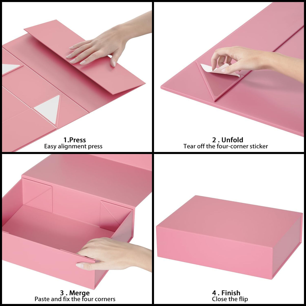 Gift Box 11.9" x 8.5" x 3.3" with Magnetic Closure Lid Gifts Boxe for Presents,Bridesmaid Gift