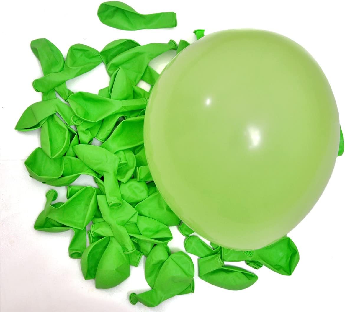 300 Pack Lime Green Balloons 12 inch Green Latex Party Balloon Bulk for Various Party Events