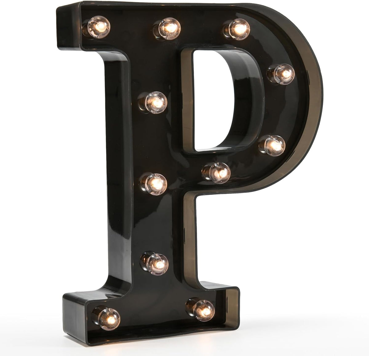 Light Up Black Alphabet Marquee Letters Sign LED Marquee Number Lights Sign for Night Light Home