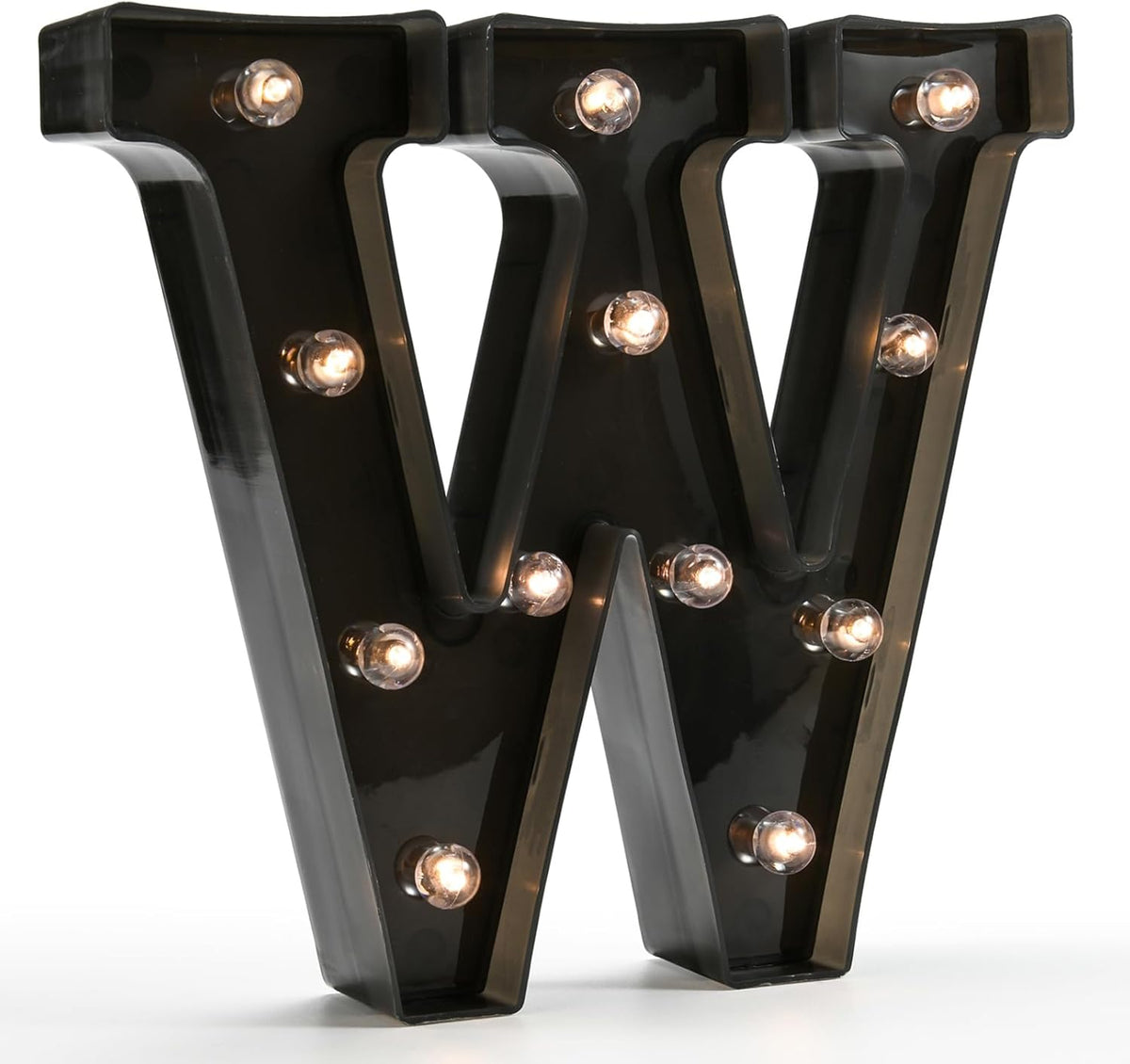 Light Up Black Alphabet Marquee Letters Sign LED Marquee Number Lights Sign for Night Light Home