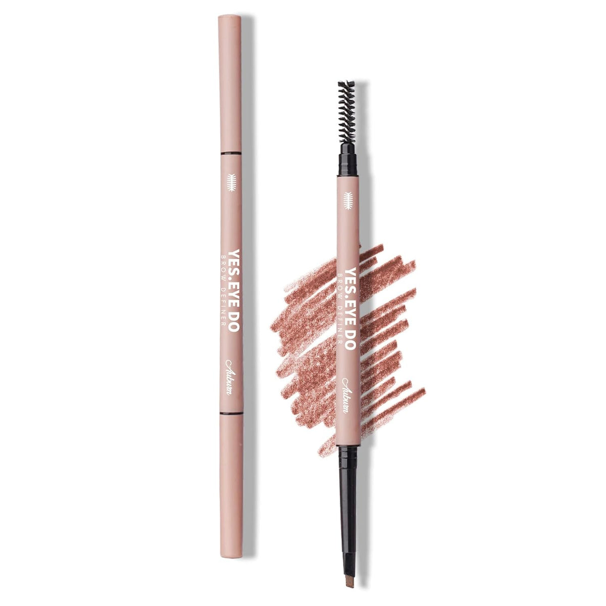Auburn Eyebrow Pencil with Brush, Retractable Eye Brow Pen Auburn for Red Hair, Ultra Precise