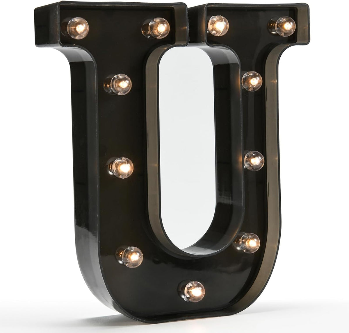 OYCBUZO Light Up Black Alphabet Marquee Letters Sign LED Marquee Number Lights Sign for Night Light