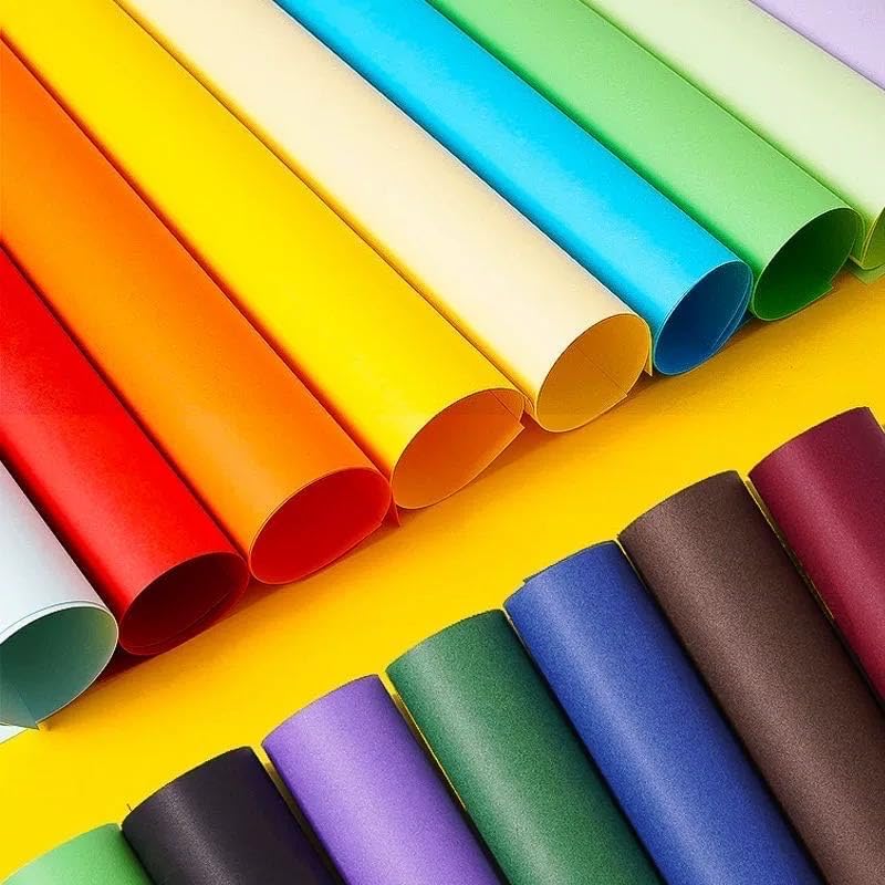 Vanhench 36" x 2400" (200') Sky Blue Wrapping Paper, Solid Color Art Kraft Craft Paper for Birthday