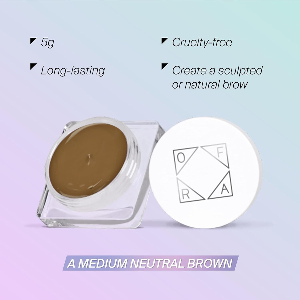 Ofra Eyebrow Gel - Golden Blonde - Semi-Permanent Brow Gel, and Waterproof Eyebrow Filler - 5g