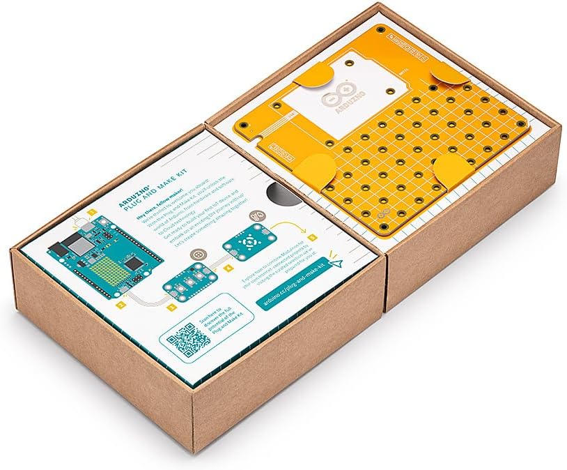 Official Arduino Plug and Make Kit [AKX00069] – Ultimate Starter Kit for Beginners | Build