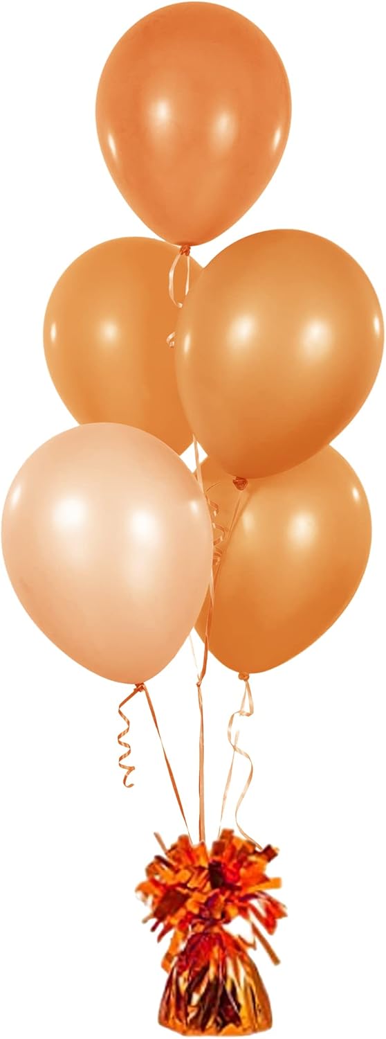 Metallic Balloon Weights, Birthday Party Favors, Novelty and Gag Gifts, 5.5" Inches, 12-Pack