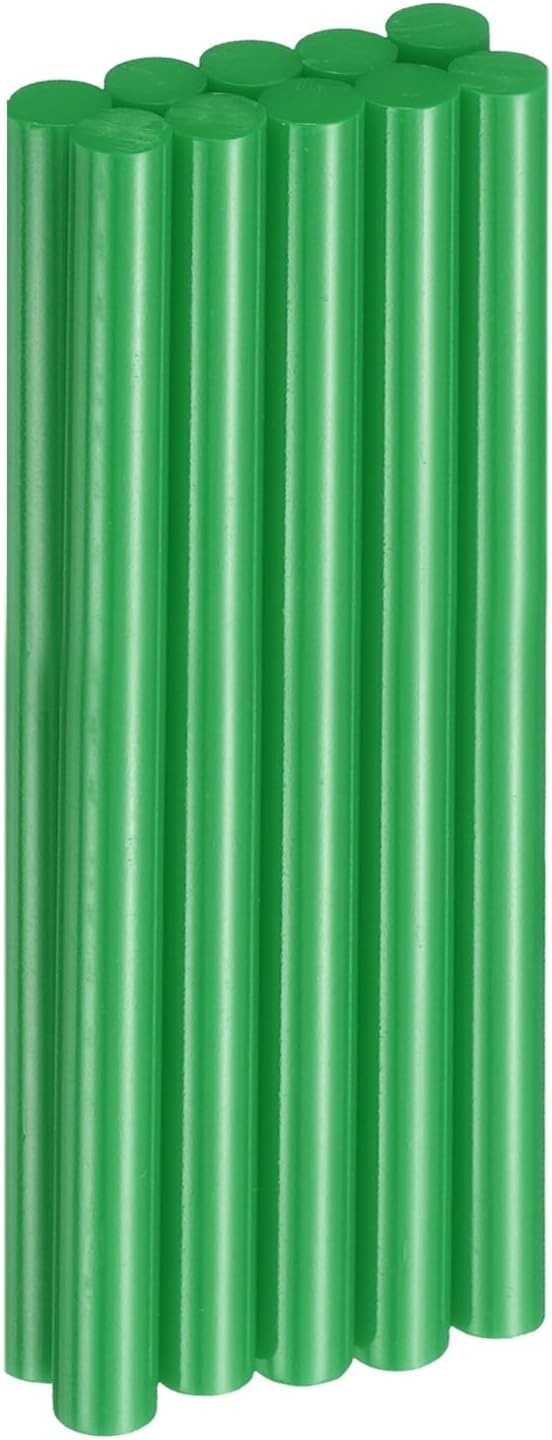 HARFINGTON 10pcs Hot Glue Sticks 0.43" Dia x 5.91" Long EVA Mini Hot Melt Adhesive Glue Stick for