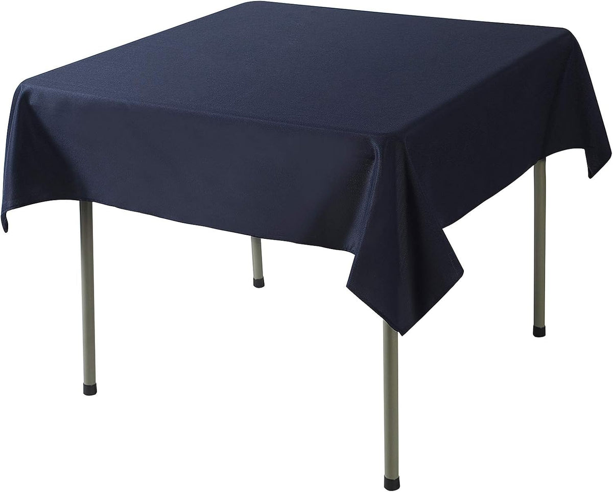 Cupuamon Square Tablecloth 52x52 inch Washable Polyester Fabric Table Cloth for Wedding Party