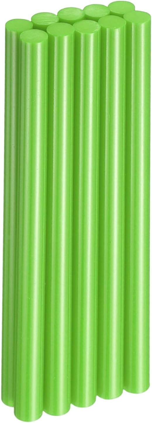 HARFINGTON 10pcs Hot Glue Sticks 0.43" Dia x 7.87" Long EVA Mini Hot Melt Adhesive Glue Stick for