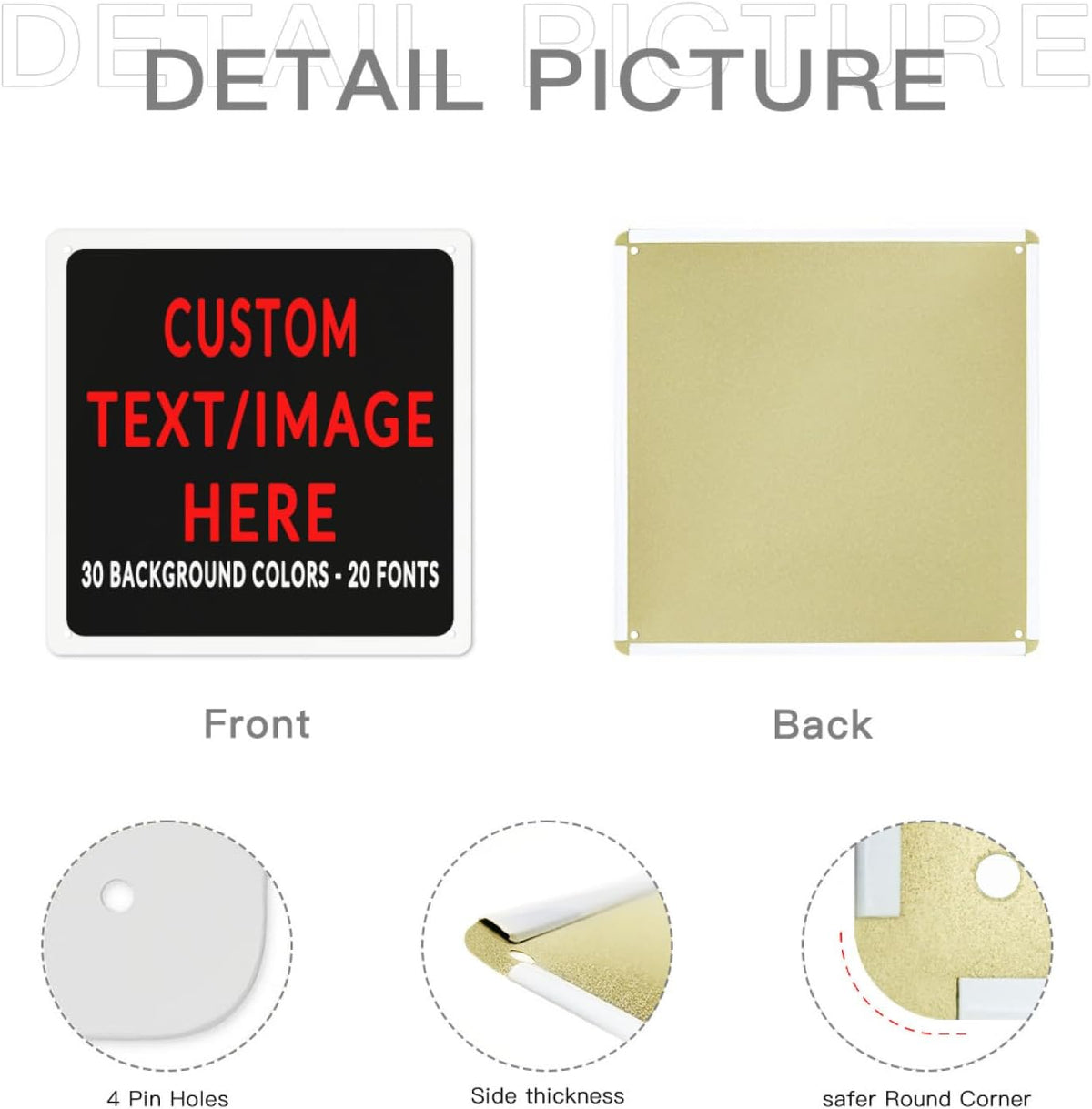 Custom Sign Personalized Custom Metal Sign, Customize For Office, Business, Workplace, Office
