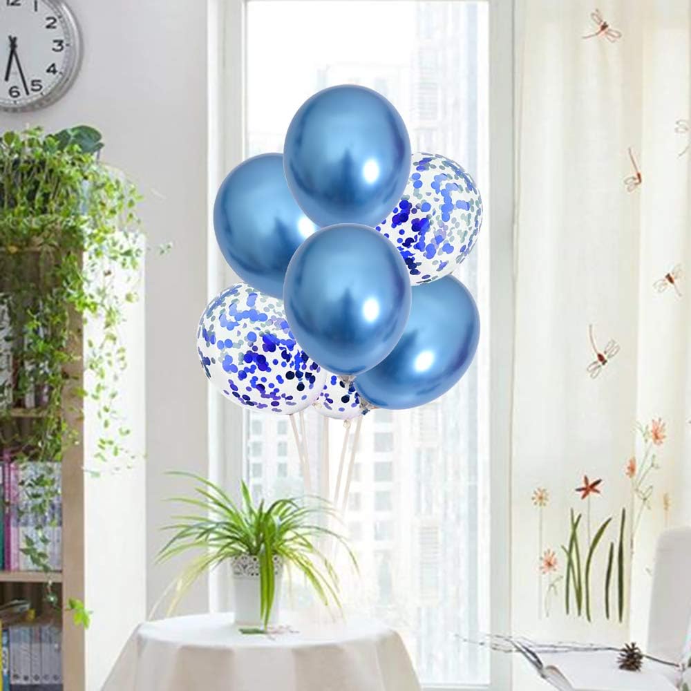 TONIFUL Blue Balloon Stand Centerpiece Table Decoration for Blue Party Decorations,Father's