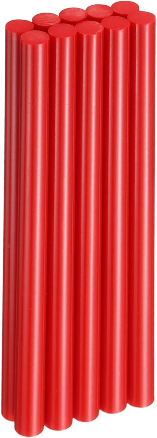 HARFINGTON 10pcs Hot Glue Sticks 0.43" Dia x 7.87" Long EVA Mini Hot Melt Adhesive Glue Stick for
