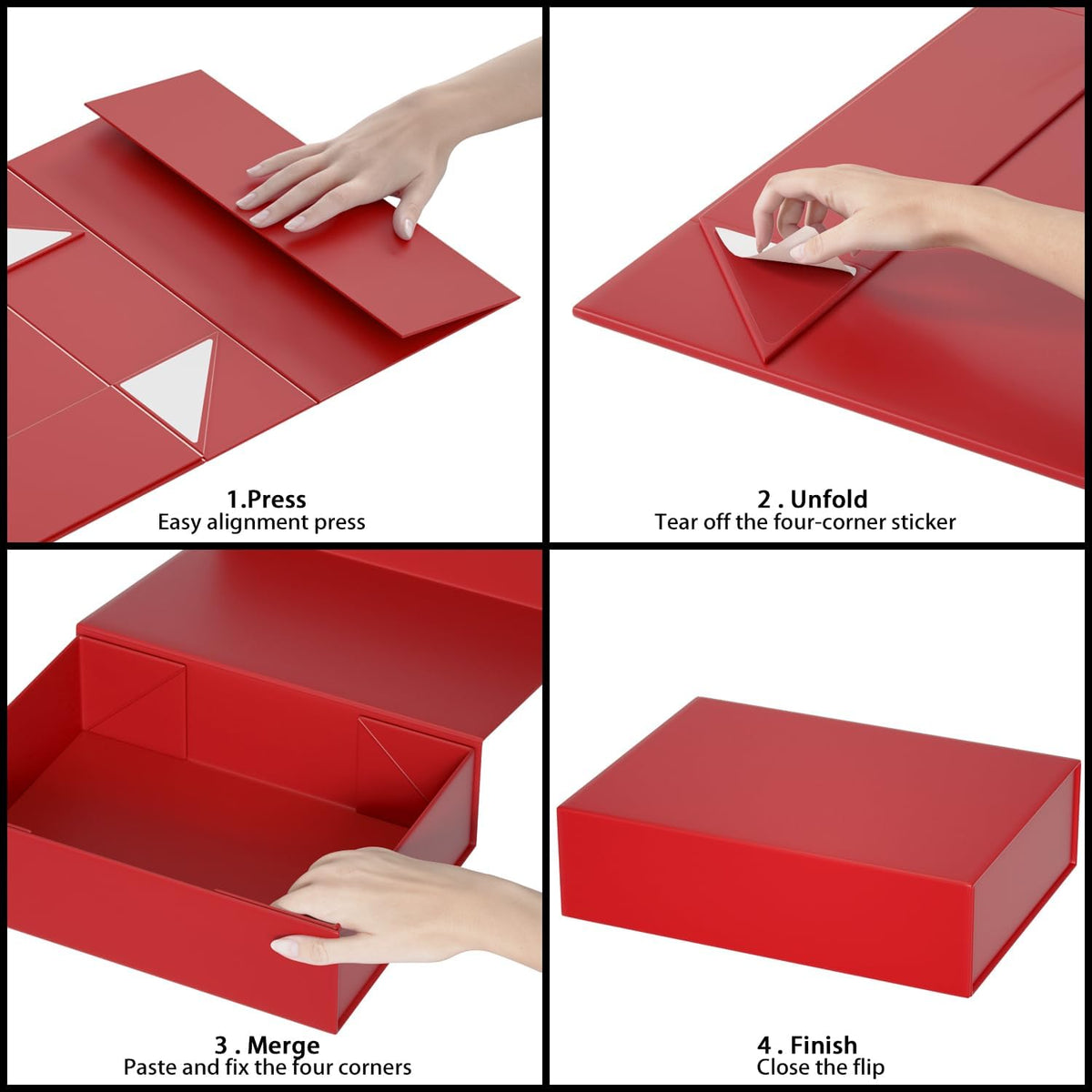 Gift Boxs 11.9" x 8.5" x 3.3" with Magnetic Closure Lid Gift Boxs for Presents,Bridesmaid Gifts